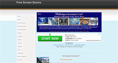 Desktop Screenshot of makemyscreensaver.net